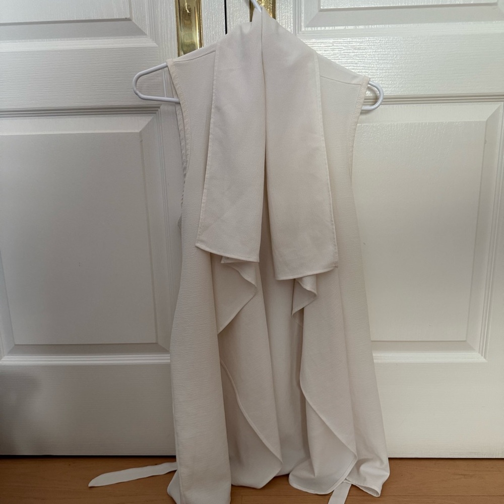 Revamped Open Front Lapel Cardigan Size L